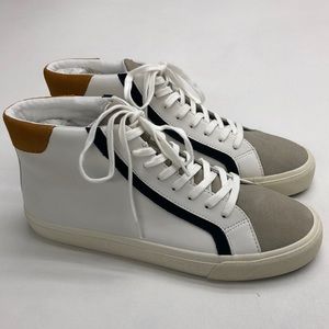 NEW Madewell Sidewalk High Top Sneakers Unisex Women’s 11 Men’s 9.5